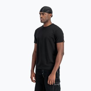 Tricou polo pentru bărbați  Alpha Industries Label T Back Print black