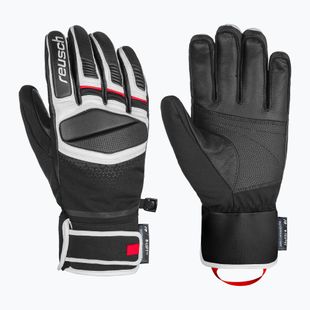 Mănuși de schi Reusch Mastery Rękawice Reusch Mastery black/white/fire red