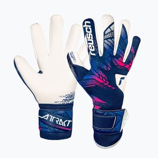 Mănuși de portar Reusch Attrakt RE:GRIP blue/pink/white