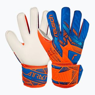 Mănuși de portar pentru copii Reusch Attrakt Solid Junior shocking orange/blue