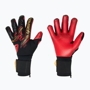 Mănuși de portar  Reusch Attrakt Gold X GluePrint black/gold/fiery red