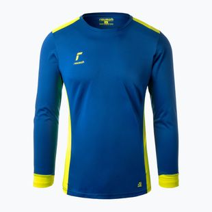 Longsleeve de portar Reusch Match Longsleeve Padded brilliant blue/safety yellow