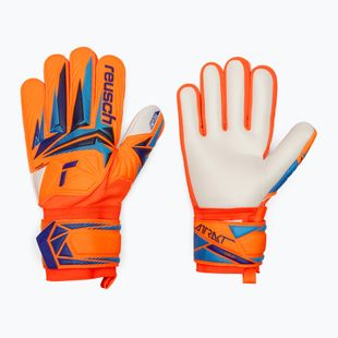 Mănuși de portar pentru copii Reusch Attrakt Grip Junior shocking orange/blue