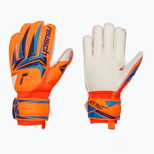 Mănuși de portar pentru copii Reusch Attrakt Advance Junior shocking orange/blue