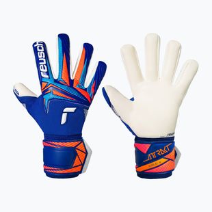 Mănuși de portar Reusch Attrakt Gold X NC sharp blue/white/shocking orange