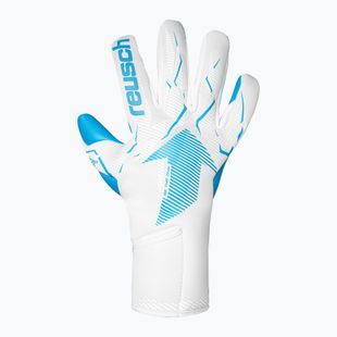 Mănuși de portar Reusch Fastgrip Aqua white/aqua blue