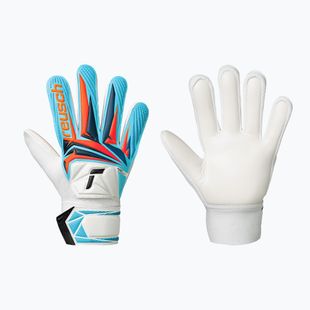 Mănuși de portar pentru copii Reusch Attrakt Starter Solid Junior white/light blue