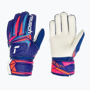 Mănuși de portar pentru copii Reusch Attrakt Solid Junior sharp blue/white/shocking orange