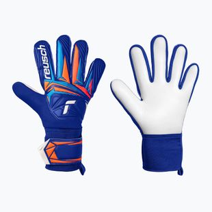 Mănuși de portar Reusch Attrakt Starter Solid sharp blue/white/shocking orange