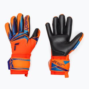 Mănuși de portar pentru copii Reusch Attrakt Infinity Evolution NC Junior shocking orange/blue/black