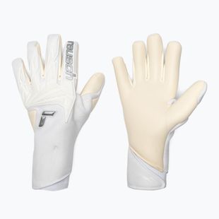 Mănuși de portar Reusch Attrakt Gold X Strapless white/silver