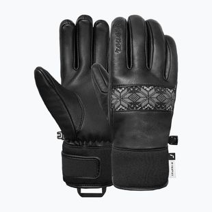 Mănuși de schi pentru femei Reusch Charlize R-Tex XT black/steel gray/silver