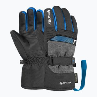 Mănuși de schi pentru copii Reusch Rocket GORE-TEX black/black melange/brilliant blue