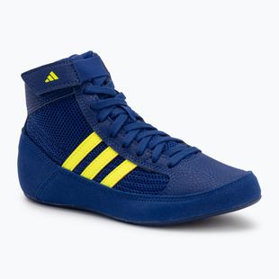 Încălțăminte de wrestling pentru copii adidas Havoc 2 blue yellow