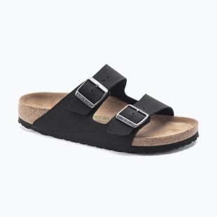 Șlapi BIRKENSTOCK Arizona Vegan Birkibuc Narrow black
