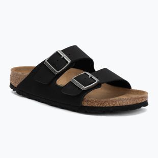 Șlapi BIRKENSTOCK Arizona Vegan Birkibuc Narrow black
