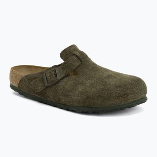 Șlapi BIRKENSTOCK Boston Suede Leather thyme