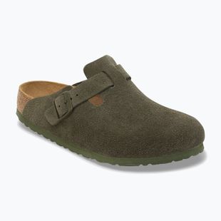 Șlapi BIRKENSTOCK Boston Suede Leather thyme