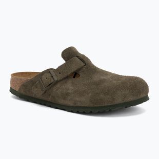 Șlapi BIRKENSTOCK Boston Suede Leather thyme
