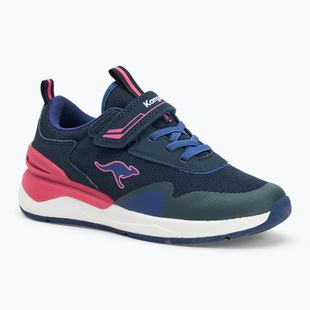 KangaROOS KD-Gym EV pantofi pentru copii dark navy/fandango roz