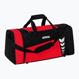 Geantă de antrenament ERIMA Six Wings Sports Bag 49,5 l red/black