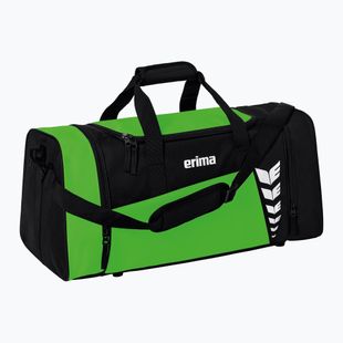 Geantă de antrenament ERIMA Six Wings Sports Bag 49,5 l green/black