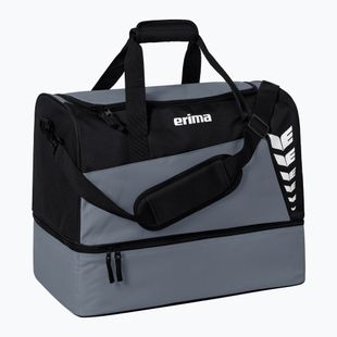 Geantă de antrenament ERIMA Six Wings Sports Bag With Bottom Compartment 60 l slate greyblack