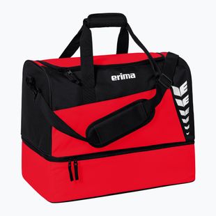 Geantă de antrenament ERIMA Six Wings Sports Bag With Bottom Compartment 94,5 l red/black