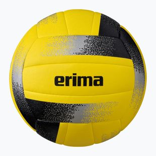 Minge de volei ERIMA Hybrid Volleyball yellow/black/silver