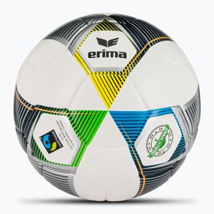 Minge de fotbal ERIMA Hybrid Eco silver/navy mărime 5