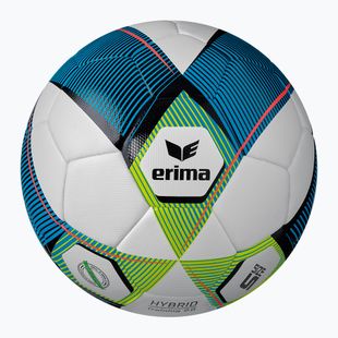 Minge de fotbal ERIMA Hybrid Training 2.0 mykonos blue/lime mărime 5