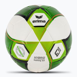 Minge de fotbal ERIMA Hybrid Training 2.0 green/lime mărime 3