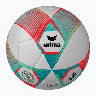 Minge de fotbal ERIMA Hybrid Lite 290 flery-coral/petrol mărime 4