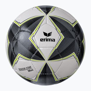 Minge de fotbal ERIMA Senzor Star Match Mini black/grey mărime 0