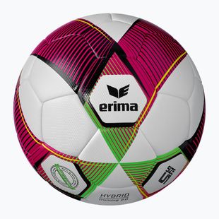 Minge de fotbal ERIMA Hybrid Training 2.0 red/green gecko mărime 5