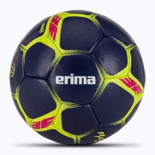 Minge de handbal ERIMA Flash Pro blue/lime mărime 2