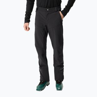 Pantaloni bărbătești softshell VAUDE Larice IV negru uni