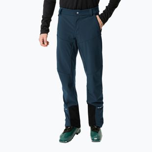 Pantaloni bărbătești softshell VAUDE Larice IV dark sea uni pentru bărbați
