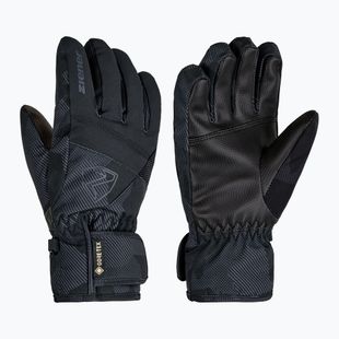 Mănuși de schi pentru copii Ziener Leif-Z GTX black/gray ink camo