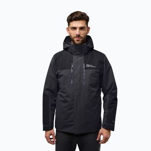 Jachetă 3w1 pentru bărbați Jack Wolfskin Jasper 3In1 phantom