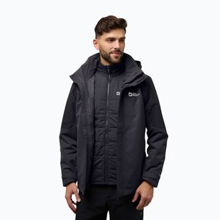 Geacă 3în1 pentru bărbați Jack Wolfskin Romberg 3In1 phantom