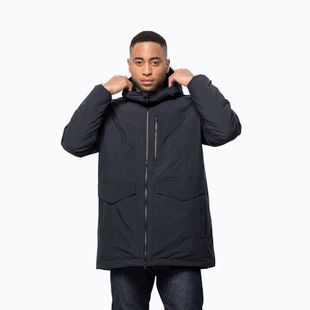 Geacă cu puf pentru bărbați Jack Wolfskin Koenigsbau Parka dark navy