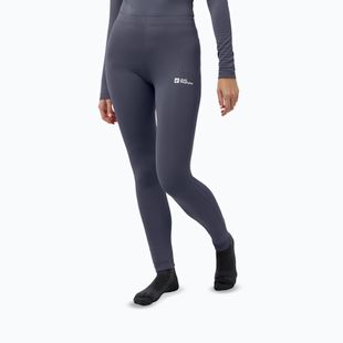 Pantaloni termoactivi pentru femei Jack Wolfskin Infinite Warm graphite
