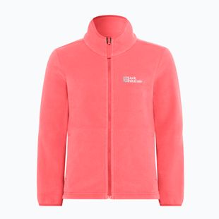 Bluză fleece pentru copii Jack Wolfskin Taunus sunset coral