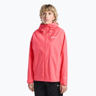 Geacă de ploaie pentru femei Jack Wolfskin Prelight 2.5L LT sunset coral