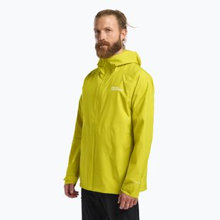 Geacă de ploaie pentru bărbați Jack Wolfskin Prelight 2.5L LT chartreuse