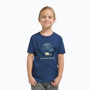 Tricou pentru copii Jack Wolfskin Graphic Cotton T print evening sky