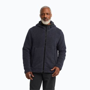 Bluză de trekking pentru bărbați Jack Wolfskin Stone Lite Hooded dark navy