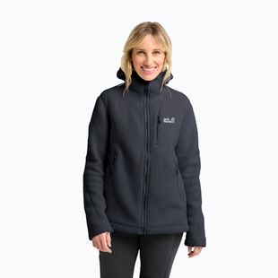 Bluză pentru femei  Jack Wolfskin Cradle Mountain Pile Full Zip phantom