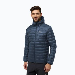 Geacă cu puf pentru bărbați Jack Wolfskin Passamani Down Hoody midnight sky